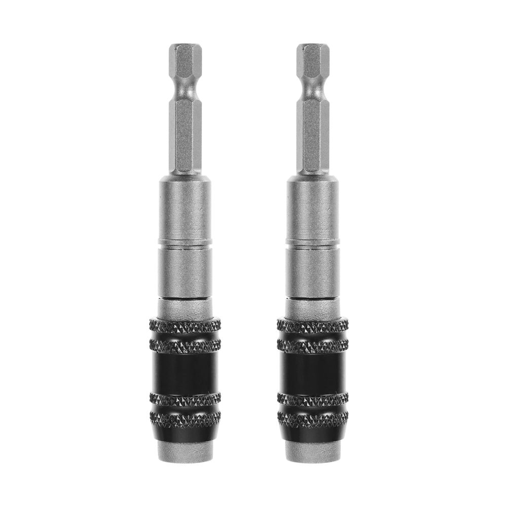 2pcs Pivot Bit Holder 6.35mm Flexible Bit Holder Screwdriver Head Extension Rod