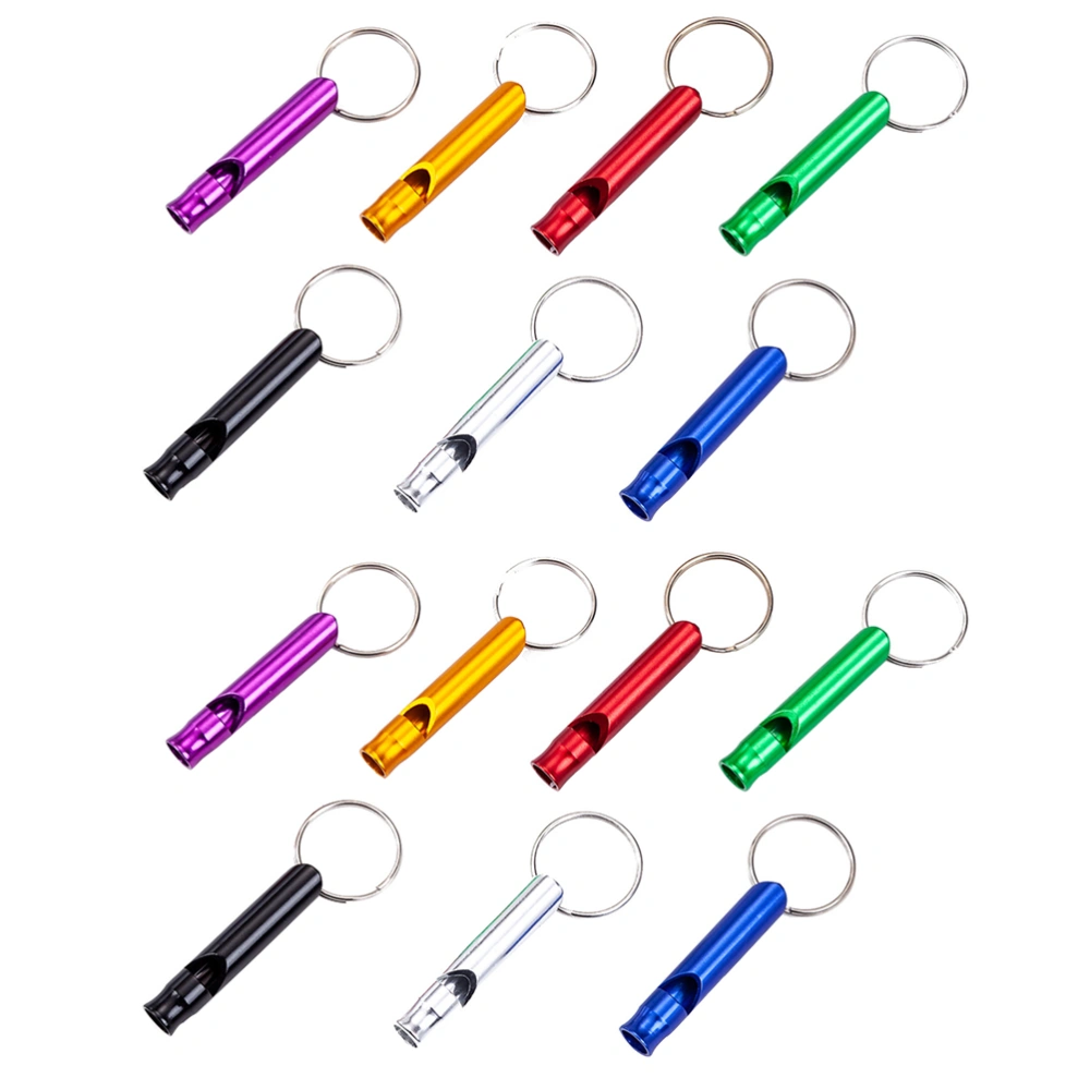 35Pcs Outdoor Competition Whistles Portable Referee Whistles Emergency Whistles (Random Color)