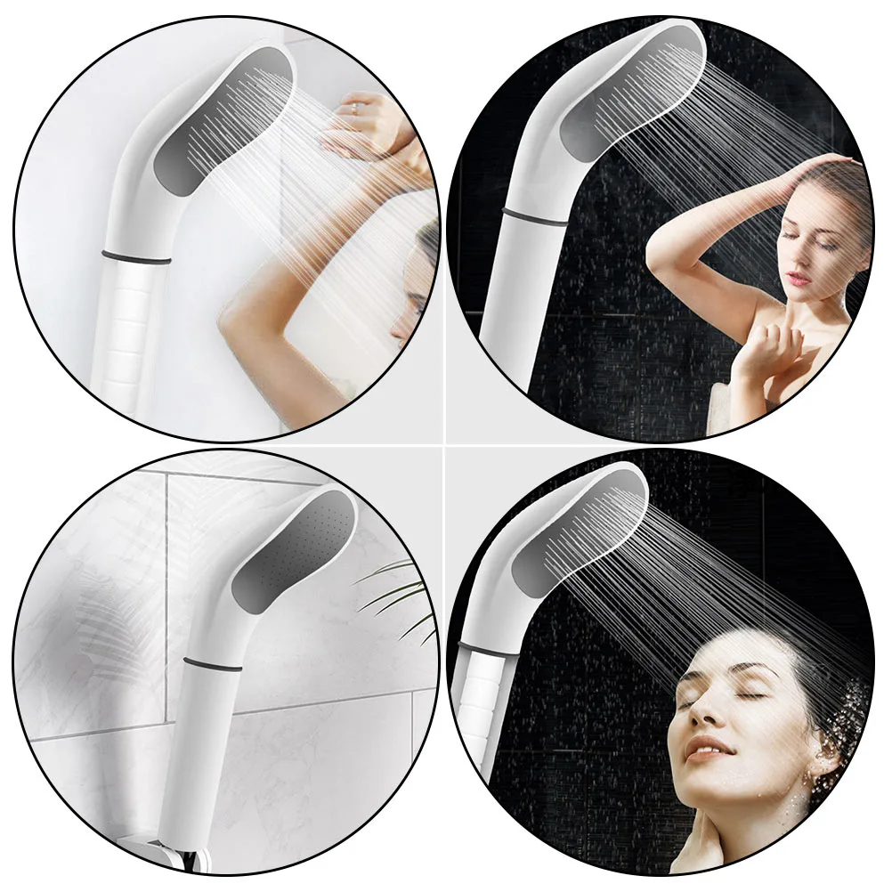 1pc Anti-blocking Shower Head Removable Shower Nozzle Shower Sprinkler (White)