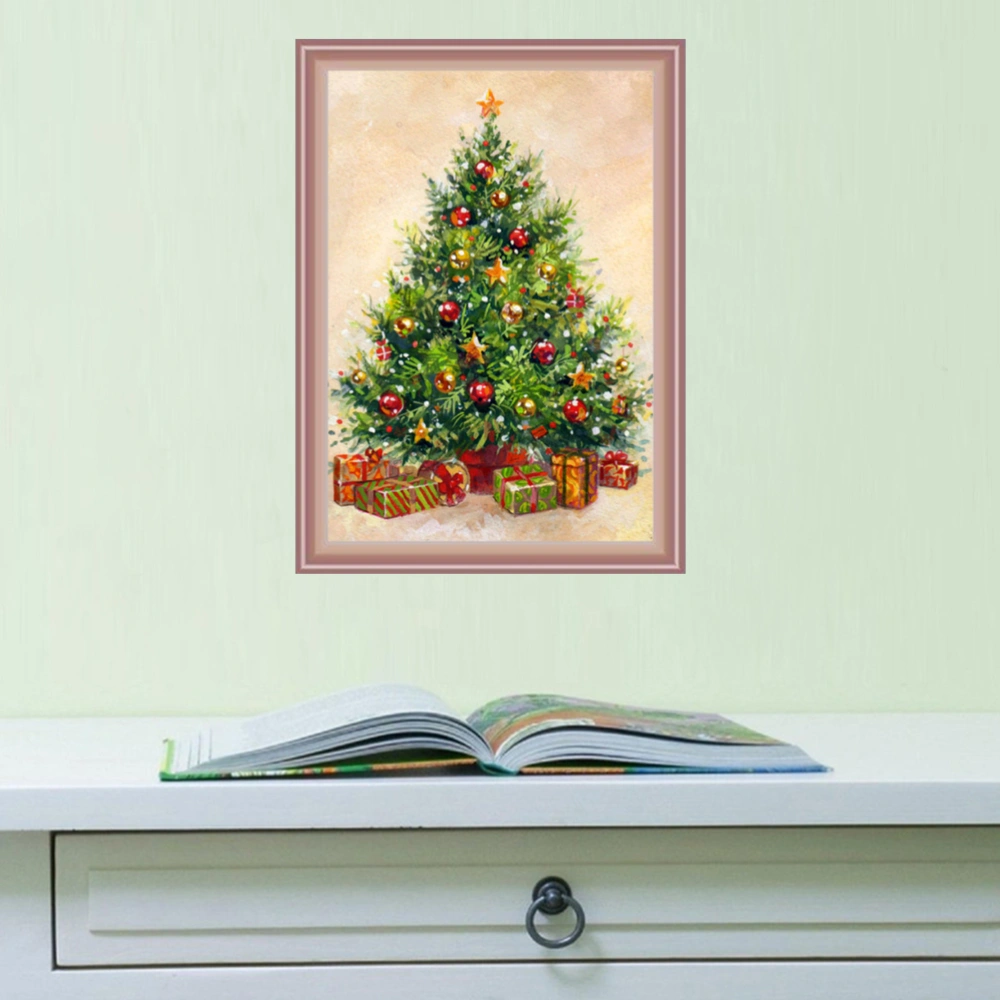 DIY 5D Beads Painting Embroidery Cross Stitch Painting Pictures DIY Arts Crafts Home Wall Decor (Christmas Tree)