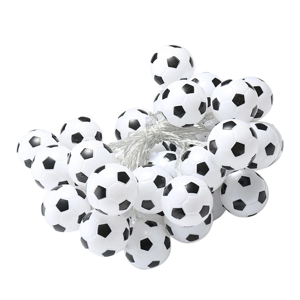 Creative  Themed String Light Football Shaped Light String Decorative Night Light for Bar Party KTV (3M 20 LEDs USB Style)