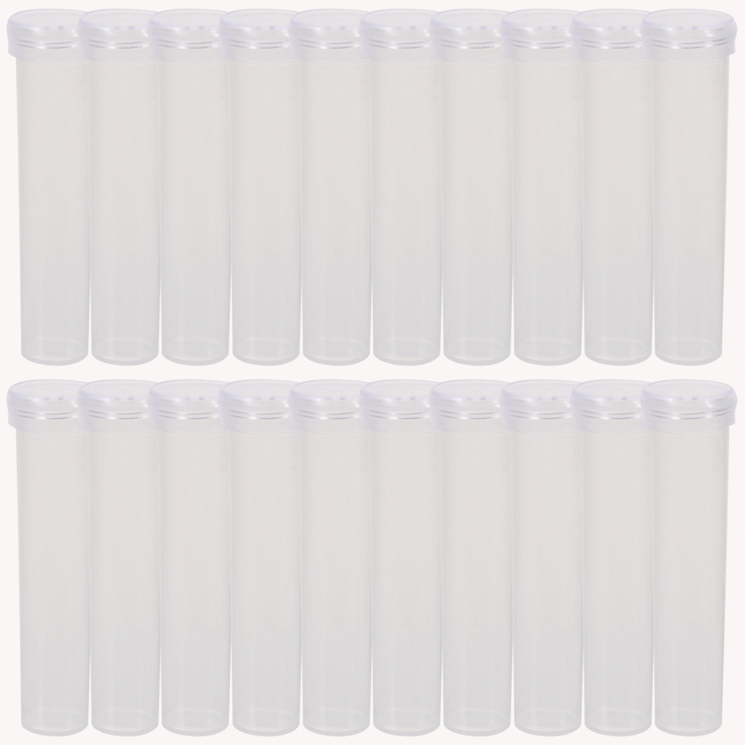 50pcs Nutrition Flower Plastic Tube Transparent Water Flower Tube Flower Water Container Florist Supplies