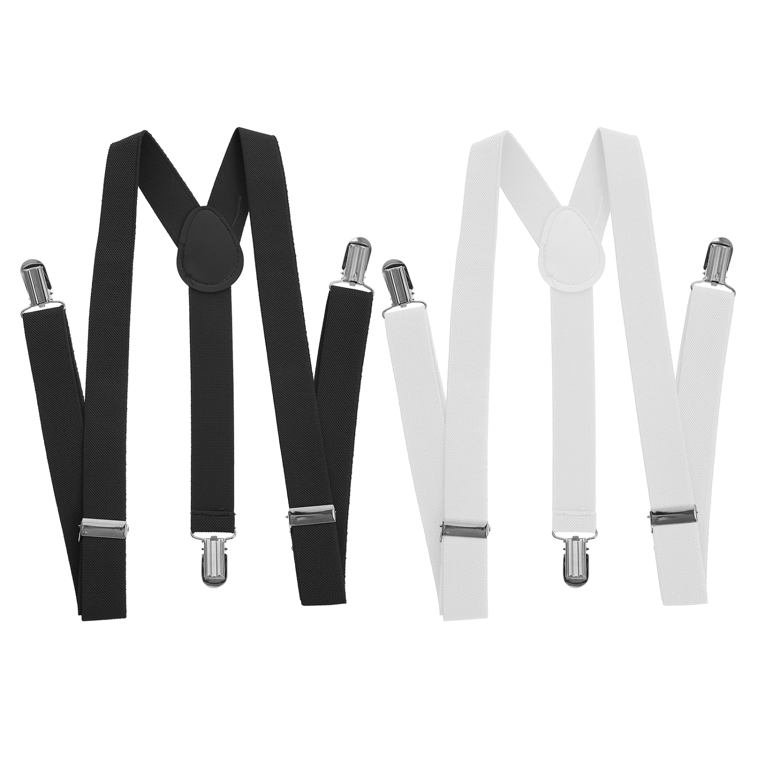 2Pcs Y-Back Suspenders Cozy Suspenders Adjustable Elastic Suspenders for Adult
