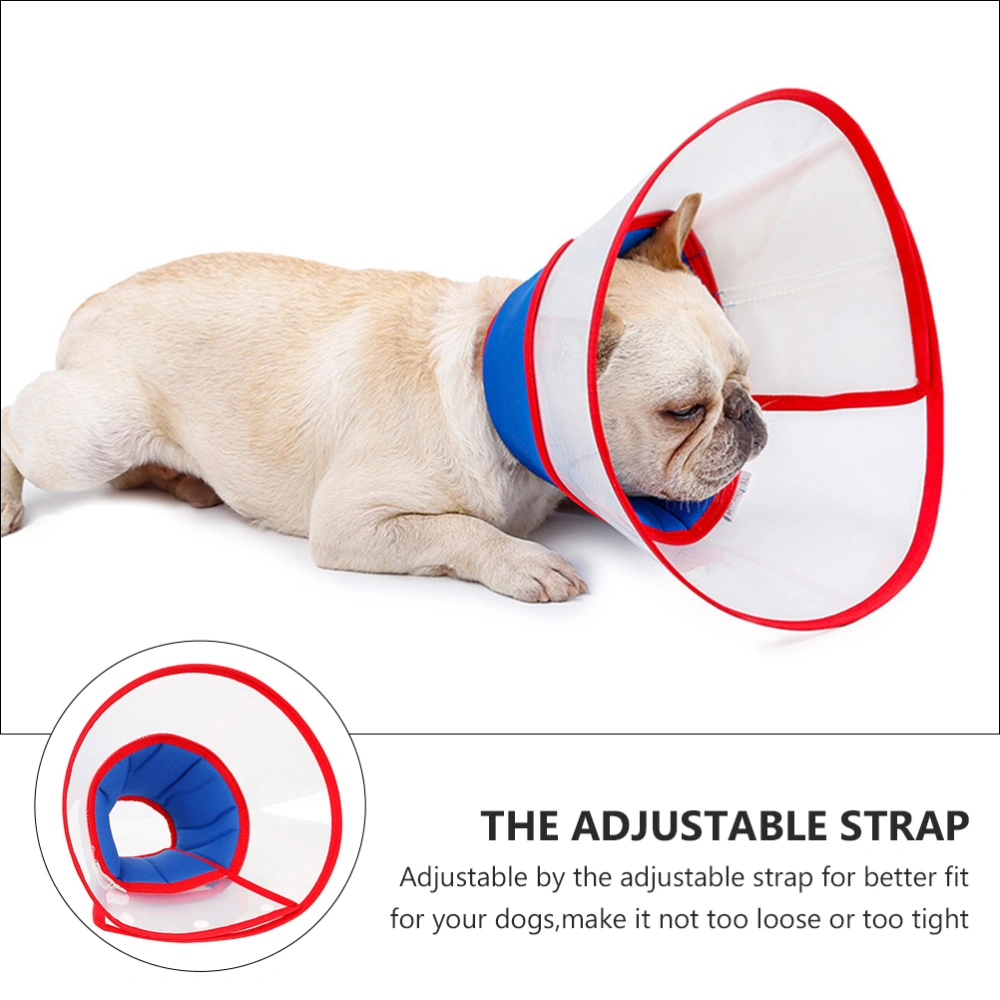 Adjustable Pet Dog Puppy Recovery Collar Wound Healing Protective Cone Collar