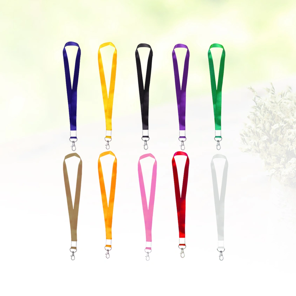 10 Pcs Neck Strap Lanyard Hanging Rope for Work Chest School Brand