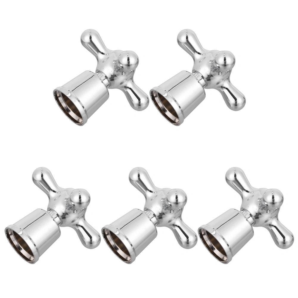 5Pcs Faucet Knob Handle Universal Replacement Hot Cold Tap Switch Accessories