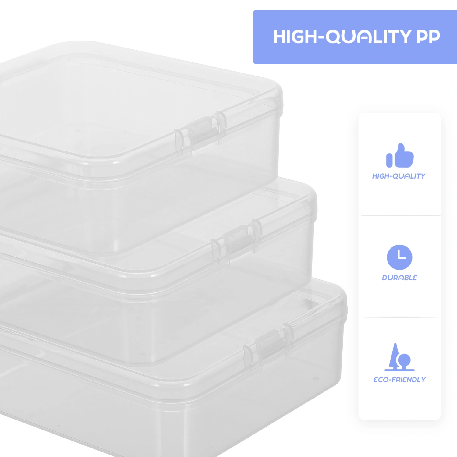 3 Pcs Multi-functional Storage Cases Storage Containers Storage Boxes for Home