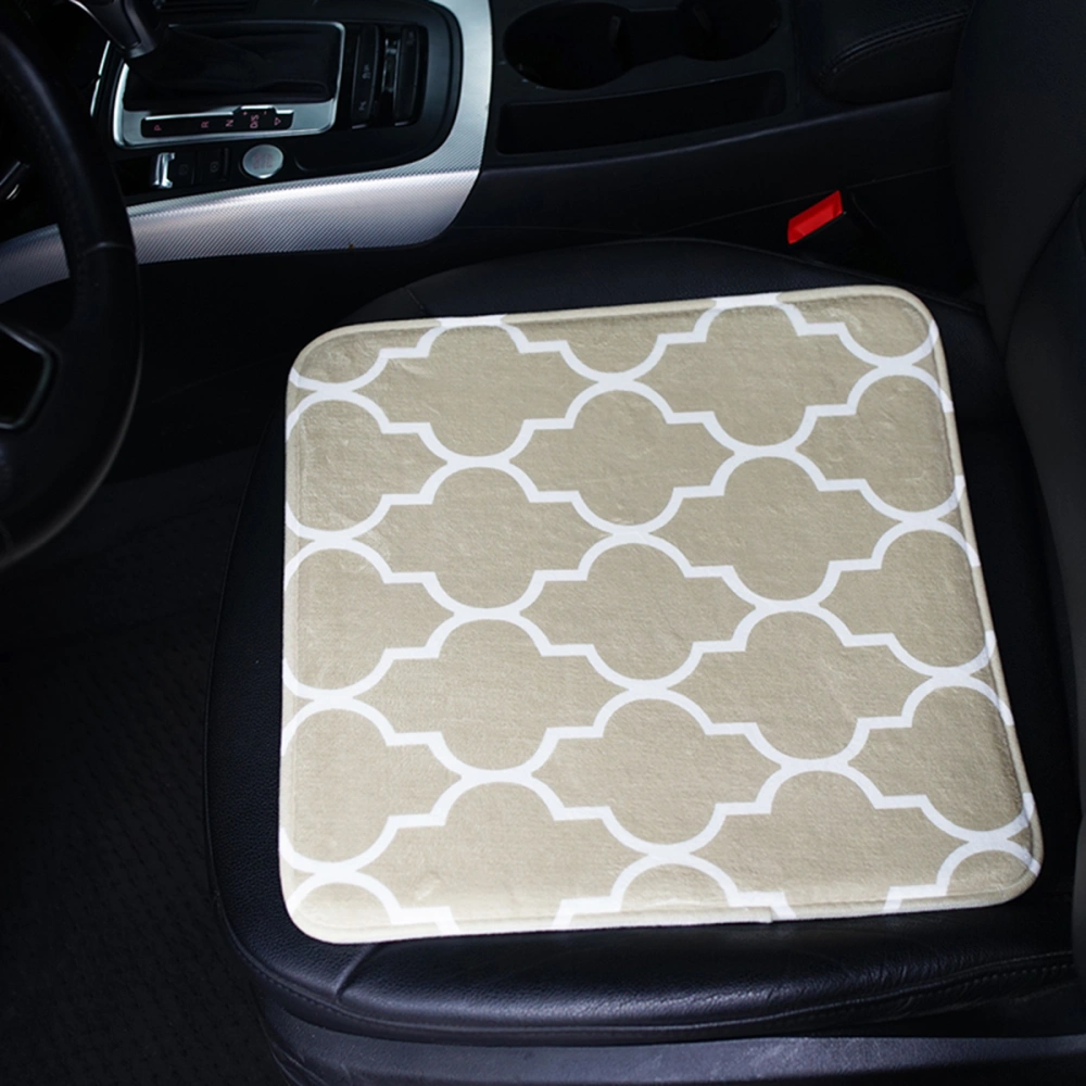 Comfortable Thicken Seat Cushion Chair Pad Mat Lantern Pattern Decorative Memory Cushions (Beige)