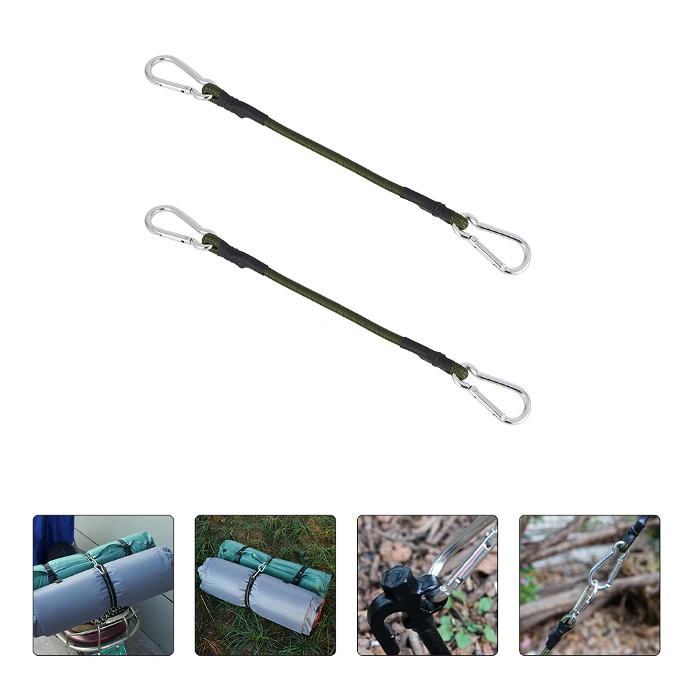 2PCS Bungee Rope with Buckle Climbing Bungee Cord Camping Bungee Ropes Cord