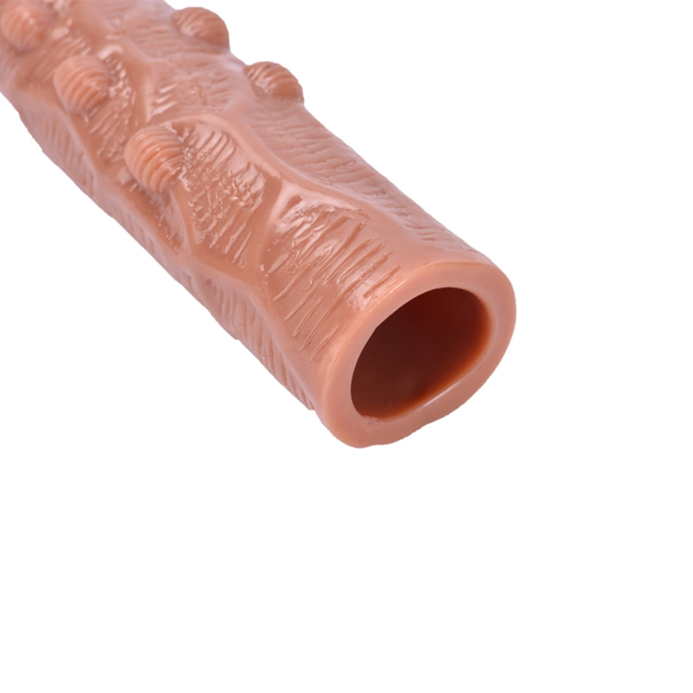 1PC Flexible Extender Realistic Dildo Stretchy Penis Sleeve