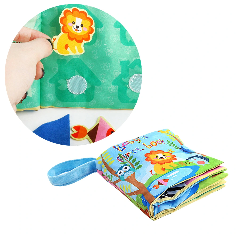 1pc Baby's First Cloth Book Fabric Book Early Educational Preschool Learning Book