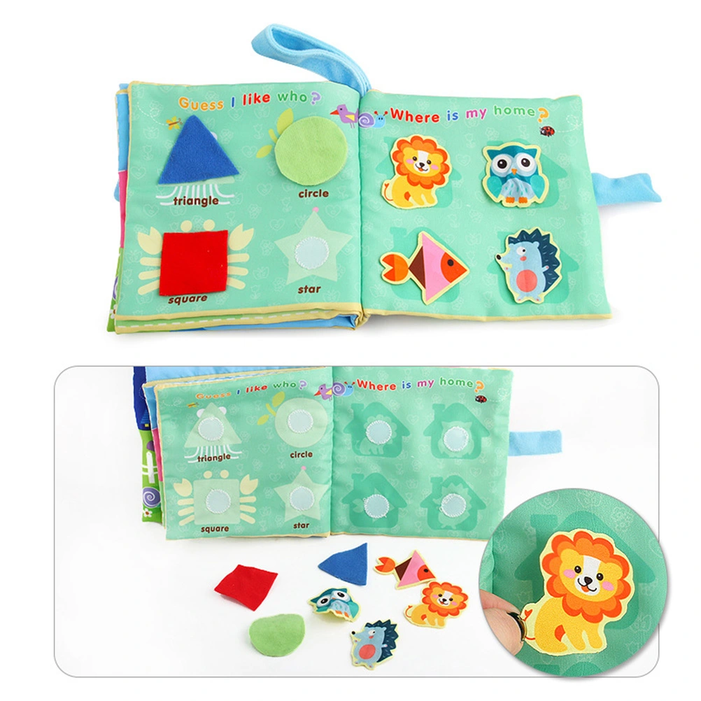 1pc Baby's First Cloth Book Fabric Book Early Educational Preschool Learning Book