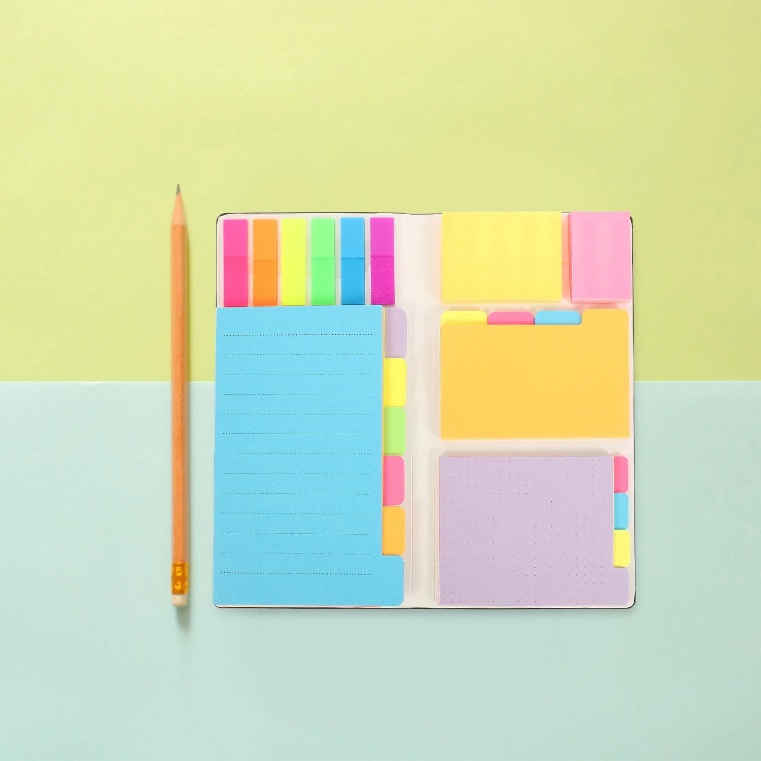 Memo Pad Self-adhesive Note Pad Sticky Memo Pad Pocket Memo Pad Portable Sticker Pad