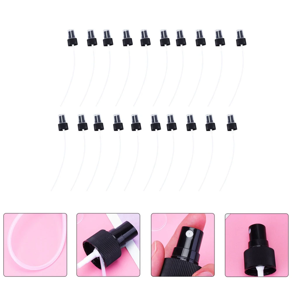 20pcs Spray Bottle Heads Press Bottle Replacing Heads Alternative Mist Sprayer