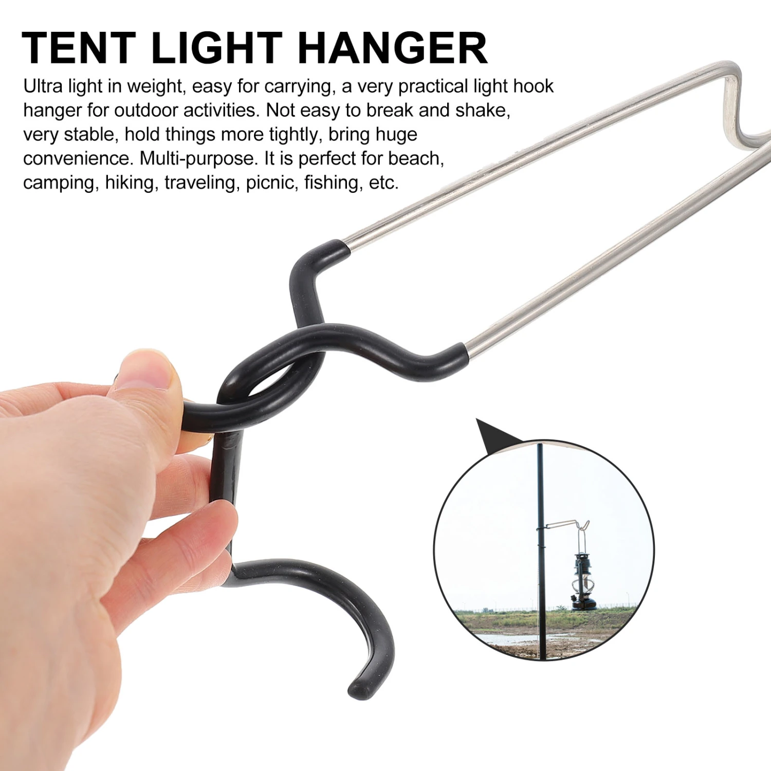 Camping Light Hook Tent Light Hanger Outdoor Lantern Hook Outdoor Camping Gear