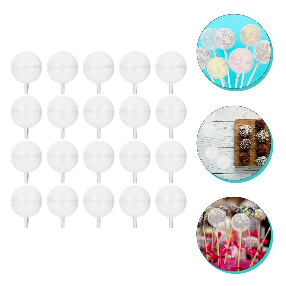 20PCS Chocolate Ball Cups Truffle Chocolate Wrappers Candy Packaging Holder