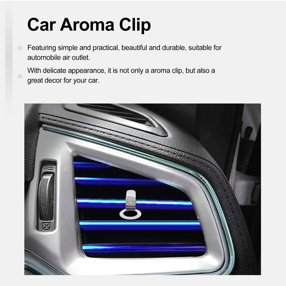 24 Pcs Durable Car Aroma Clip Perfume Clip Car Air Vent Clip Car Air Outlet Clip