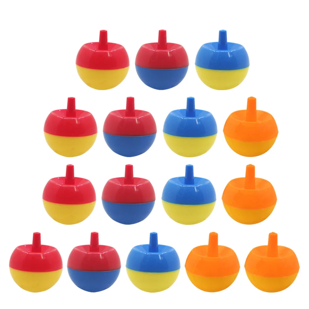 50Pcs Plastic Gyro Toys Funny Gyro Toys Educational Peg-top Toys Random Color