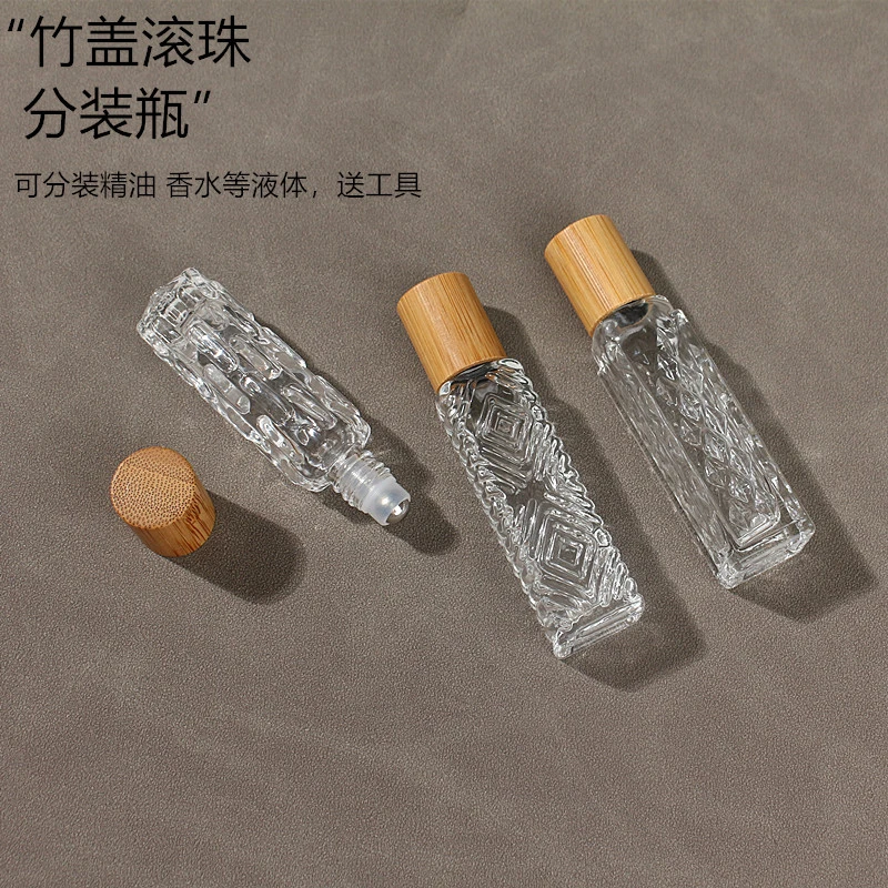 3pcs Essential Oil Bottle Perfume Roller Bottles Essential Oil Dispensing Bottles Exquisite Roll On Bottles