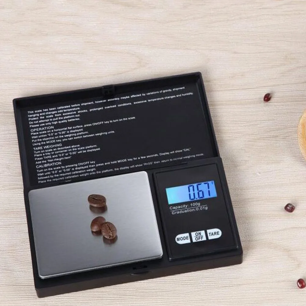 Miniature Electronic Jewelry Scale 100G/0.01G High Precision Jewelry Scale Balance Electronic Digital Packet Scale