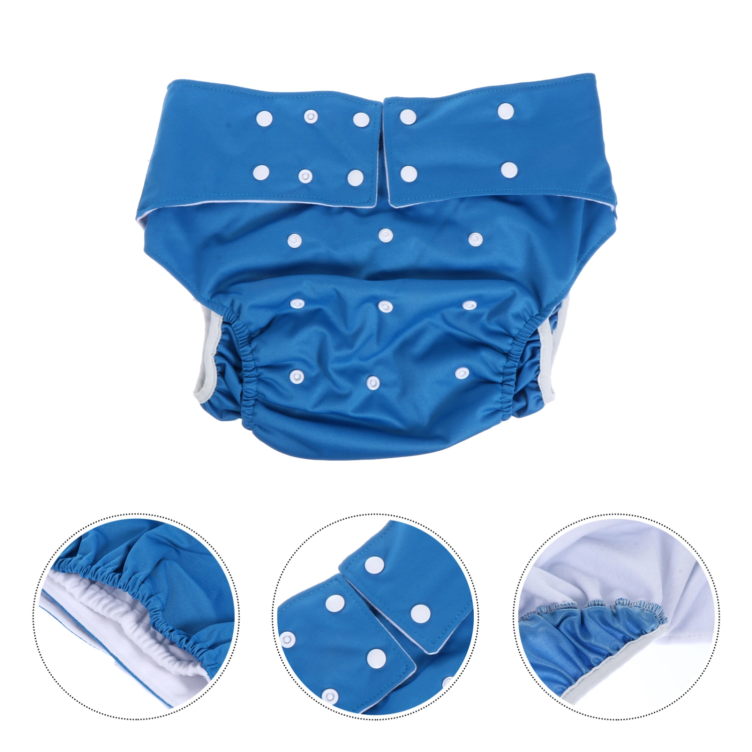 1Pc Anti-leak Adult Diaper Practical Reusable Diaper Adjustable Cloth Diaper