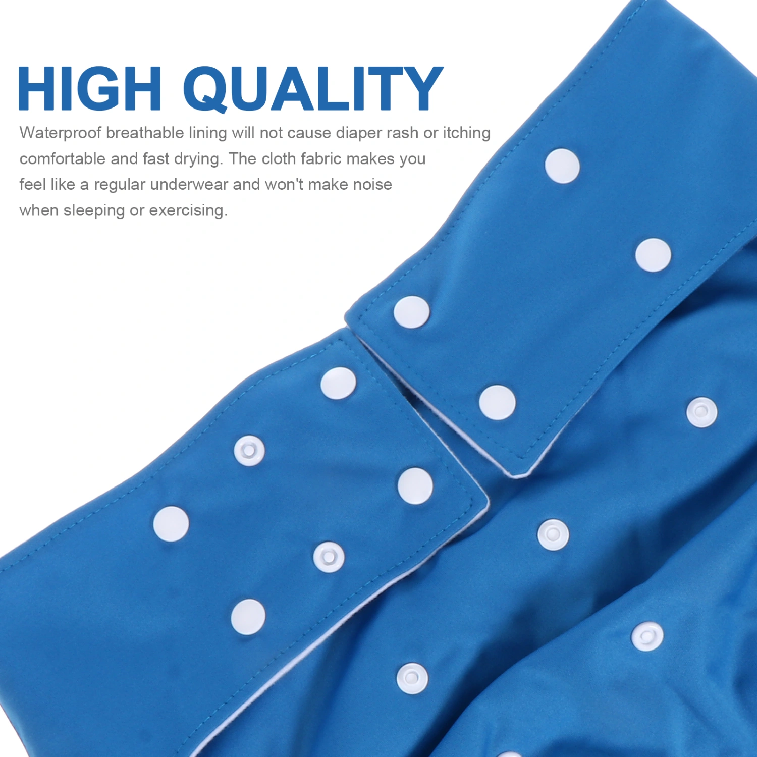 1Pc Anti-leak Adult Diaper Practical Reusable Diaper Adjustable Cloth Diaper