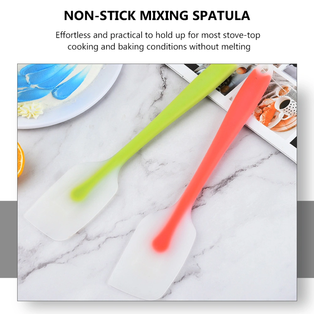 4pcs Silicone Scraping Spatula Mixing Spatula Non-stick Baking Cooking Spatula