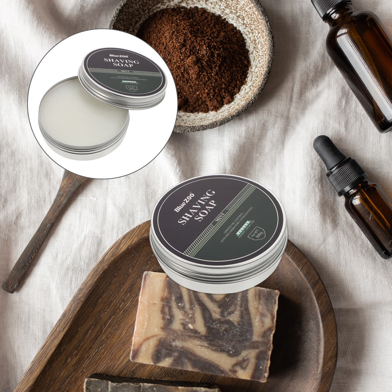 Men's Shaving Soap Practical Shaving Cream Not Stimulating Shaving Soap