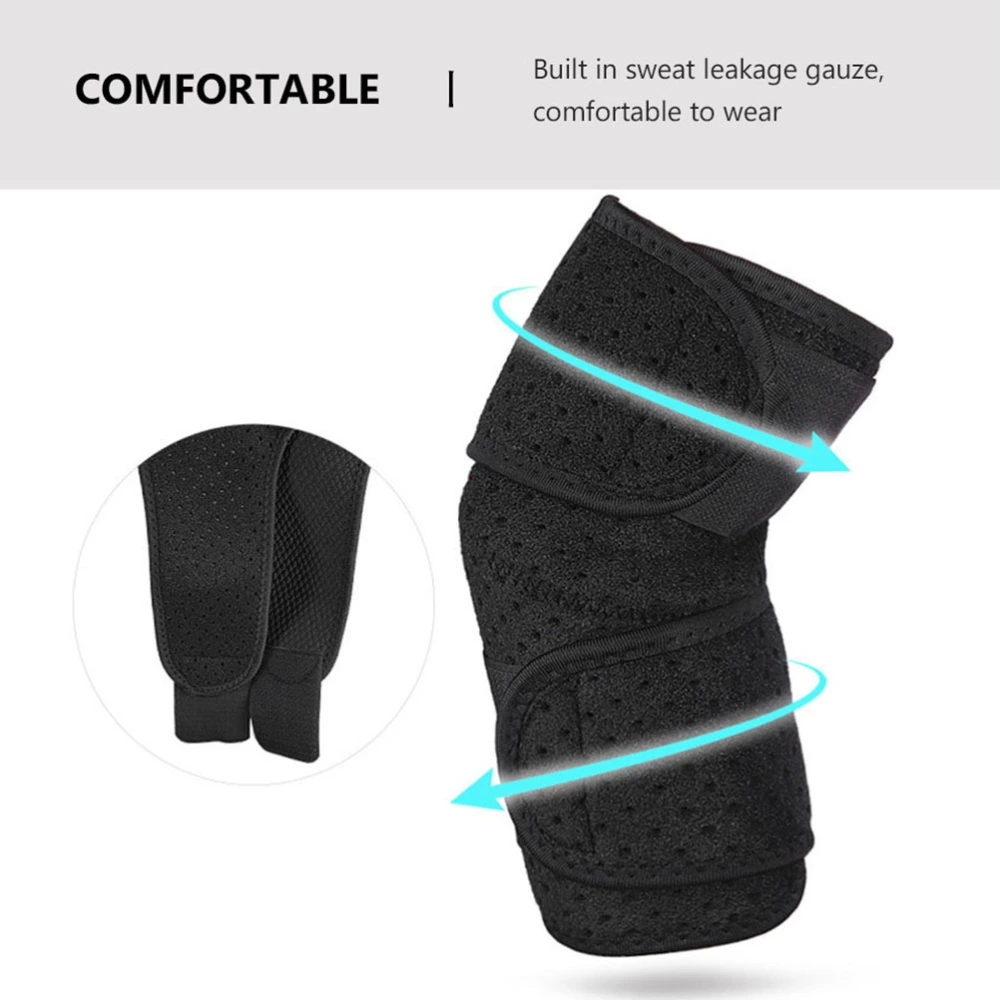 1 pair of Breathable Bandage Compression Sleeve Elbow Brace Arm Support Protector