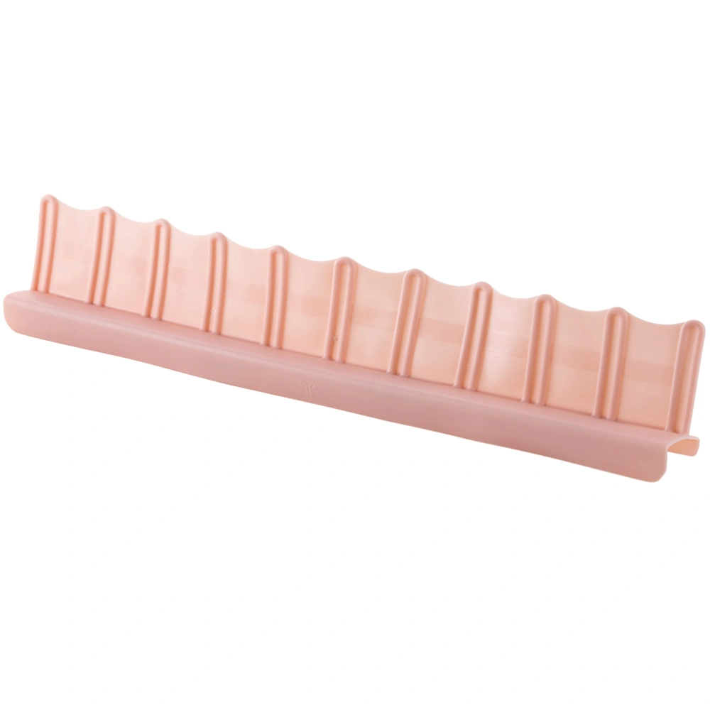 1pc Silicone Sucker Basin Sink Water Guard Anti-splash Splashproof Baffle for Home Kitchen Bathroom(Pink)