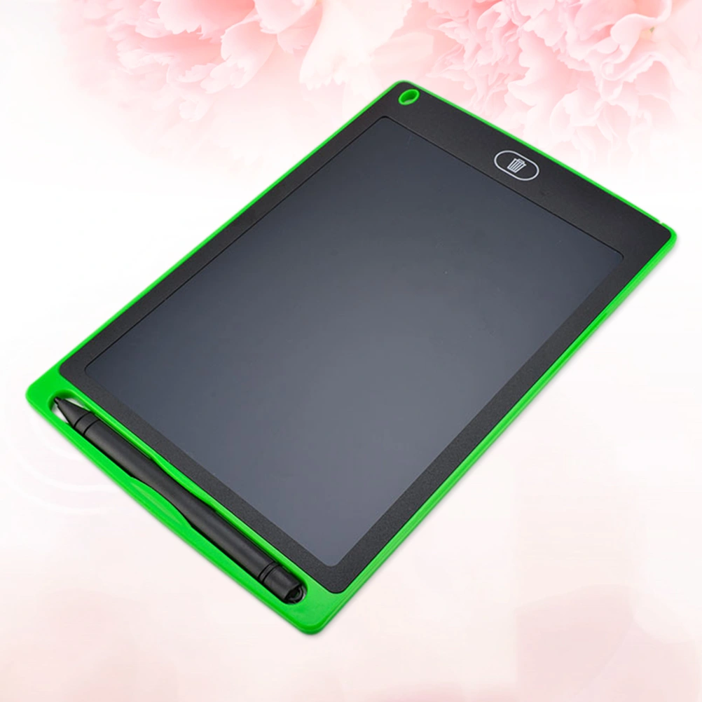 8.5inch LCD Writing Tablet Electronic Environmental Portable Handwriting Pad Drawing Boards Draft Pads with Stylus for Kids Office (Green)