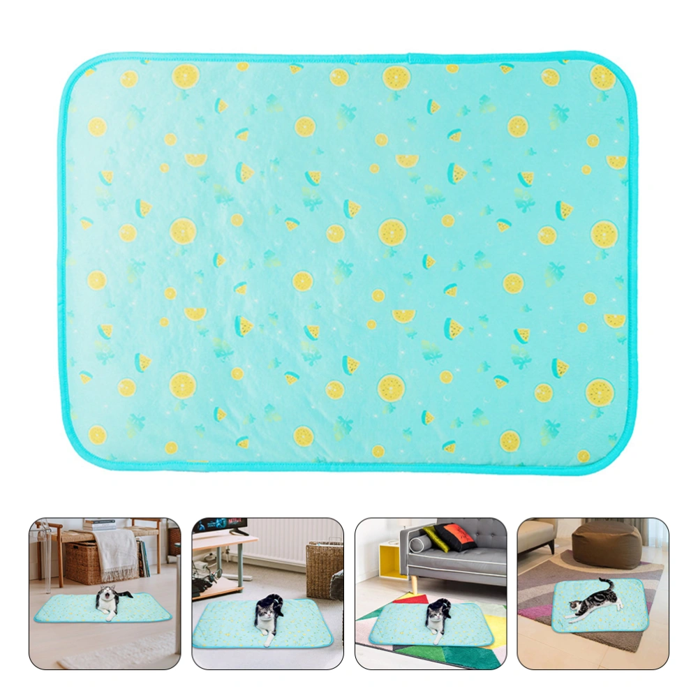 Washable Pet Cooling Mat Summer Pet Pad Cooling Mat Pet Ice Silk Blanket