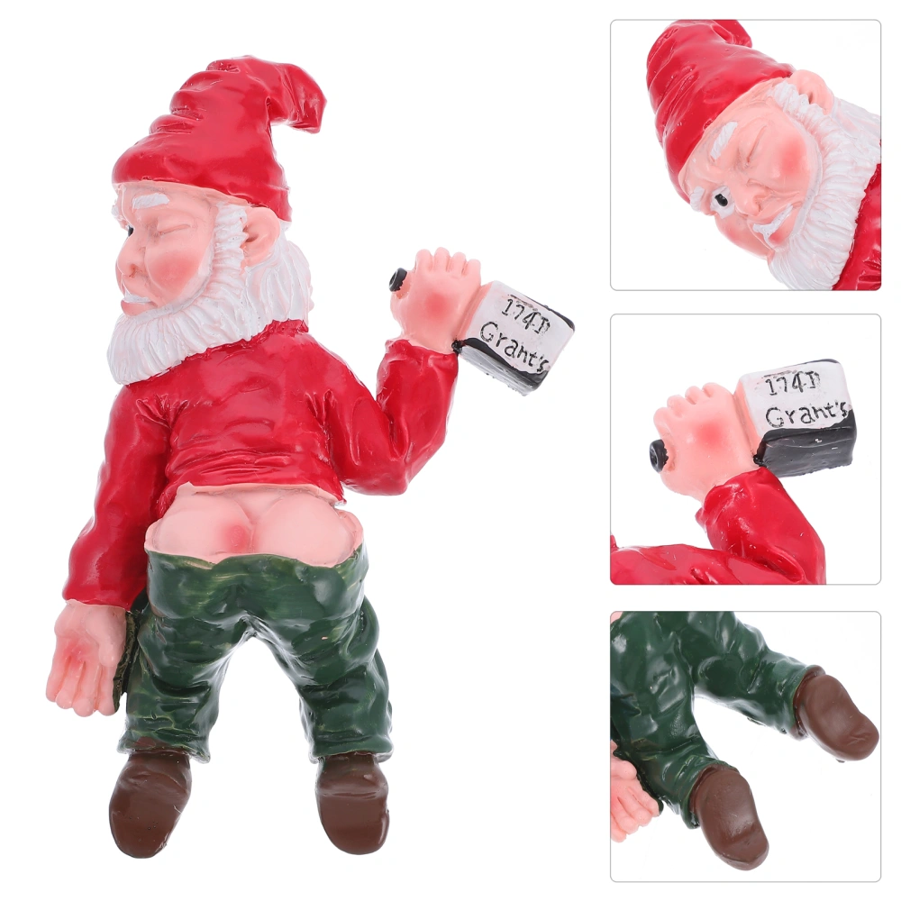 Funny Drunk Dwarf Decoration Miniature Gardening Dwarf Statue Outdoor Decor