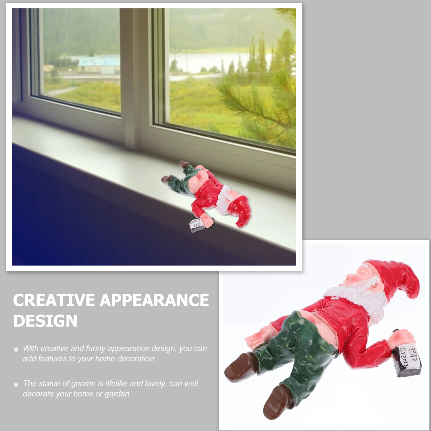 Funny Drunk Dwarf Decoration Miniature Gardening Dwarf Statue Outdoor Decor
