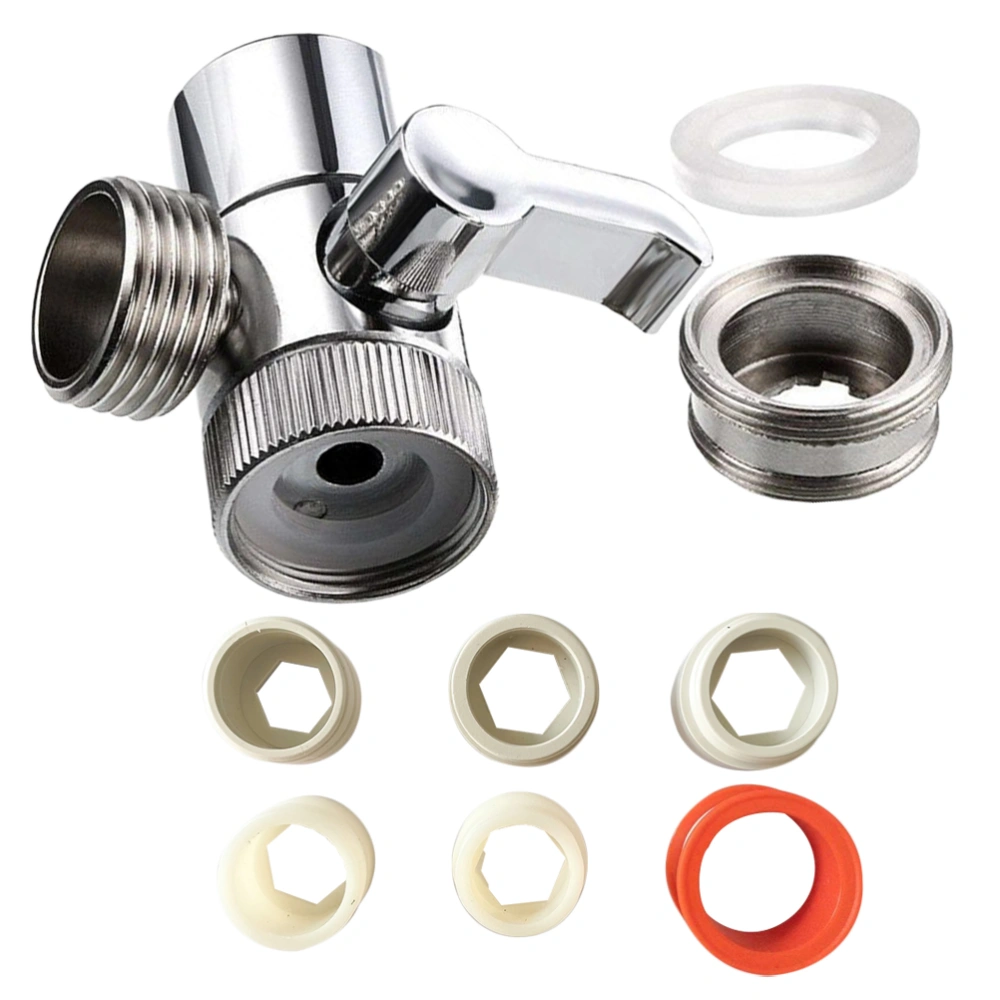 1 Set Faucet Adapter 3 Way Faucet Diverter Sink Faucet Adapter Replacement Parts