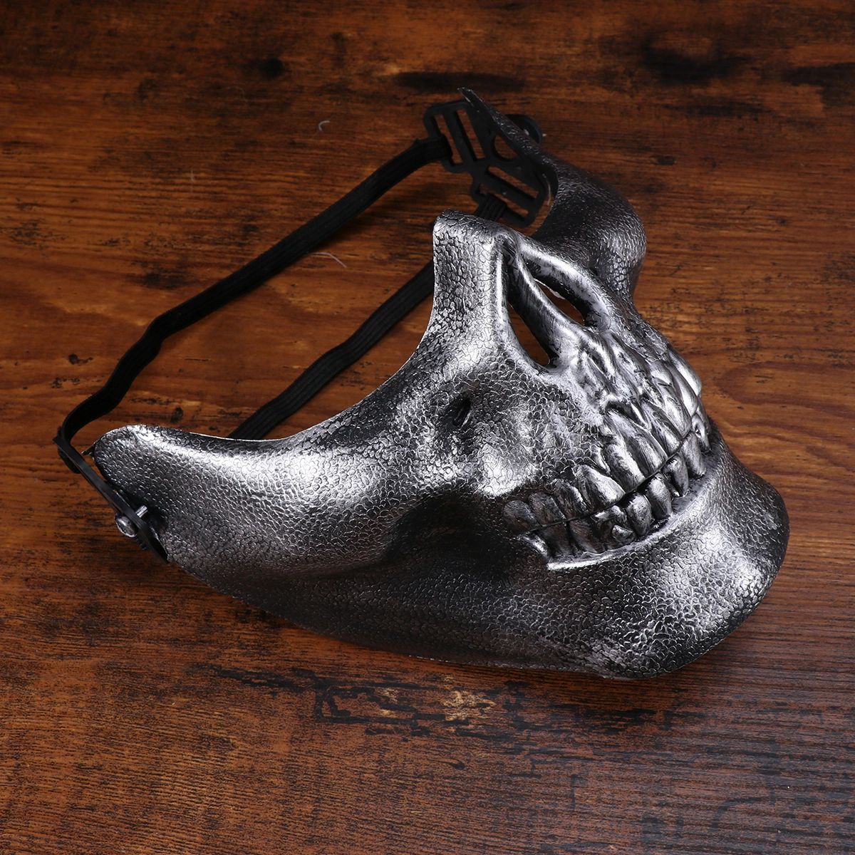2 Pcs Skeleton Mask Full Face Mask Skull Shaped Face Protector Halloween Mask for Cosplay Masquerade Party (Golden and Silver)