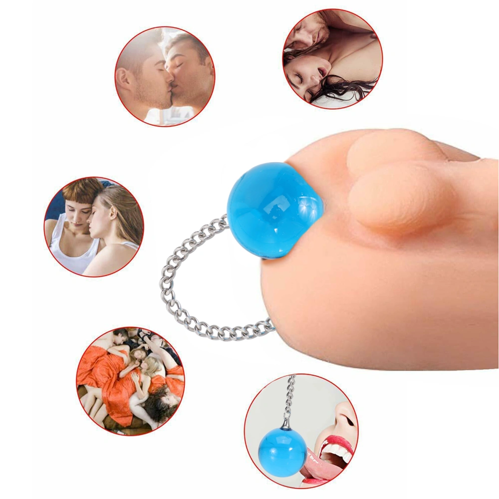 1PC Glass Ball Anal Plug Female Posterior Anal Plug Adult Masturbation Device