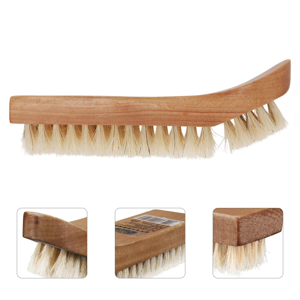 2Pcs Household Shoe Brushes Leather Shoe Polishing Brushes Leather Care Supplies