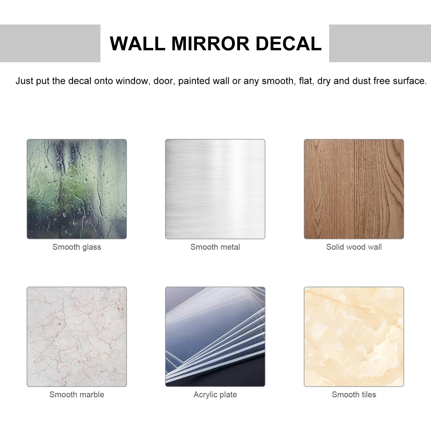 36pcs Hexagon Mirror Wall Sticker Adhesive Wall Mirror Bathroom Decal Decor