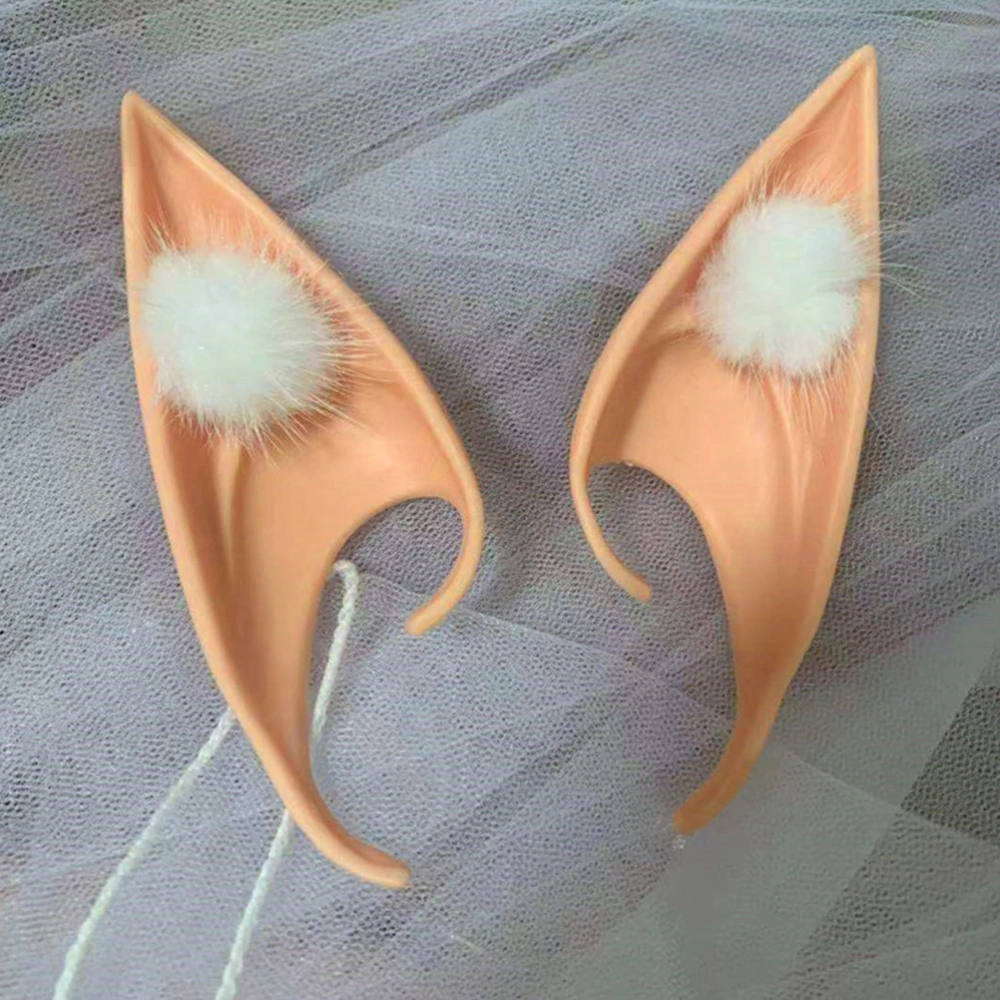 4 Pairs Fake Elf Ears Cosplay Costume Props Halloween Dress up Elf Ears False Ears Prop