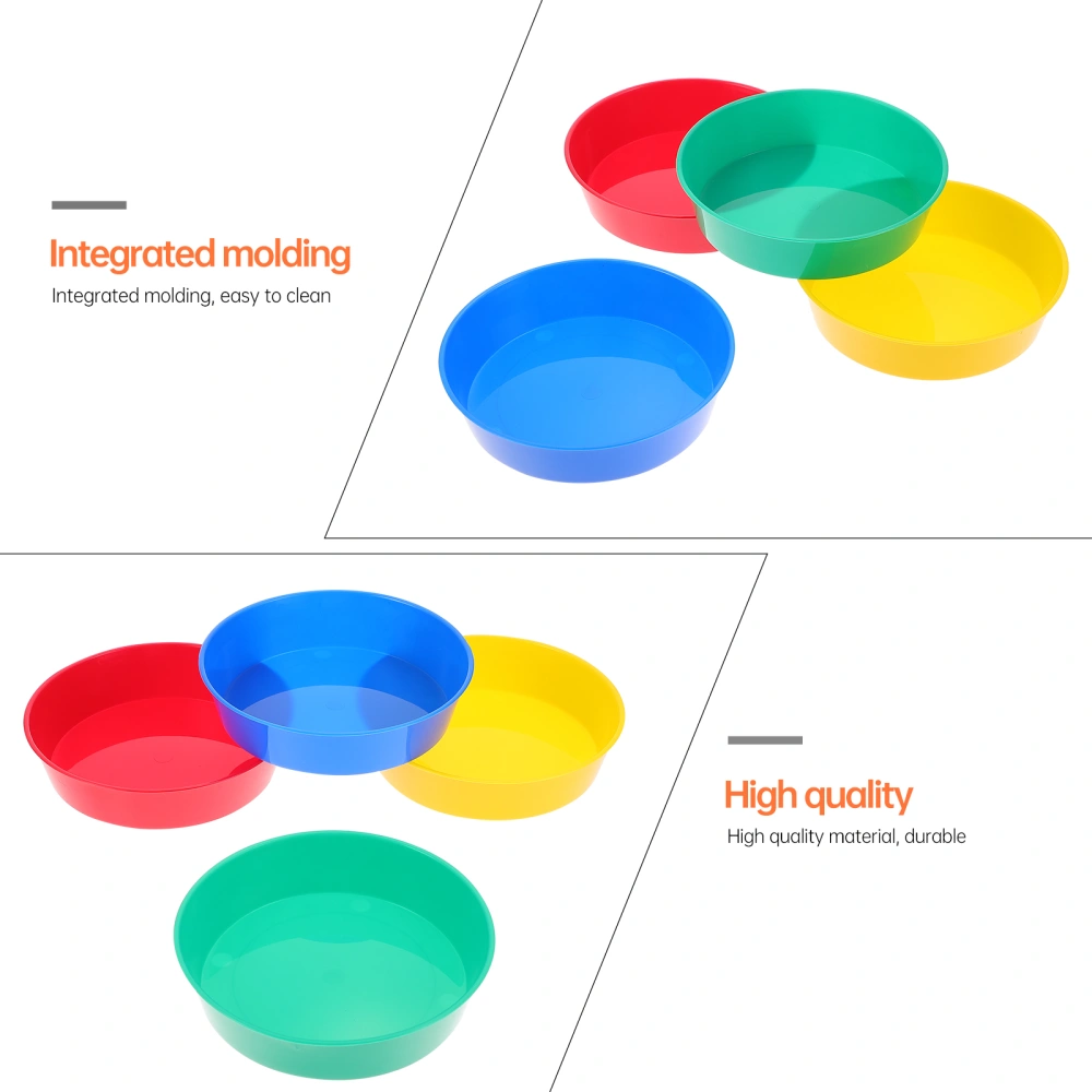 8pcs Plastic Watercolor Mixing Bowls Painting Pigment Bowls Art Class Supplies