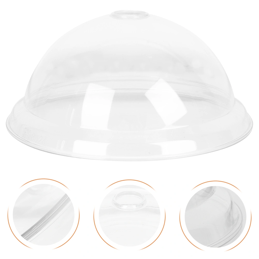 1Pc Transparent Round Food Cover Durable Food Tent Food Insulation Dustproof Lid