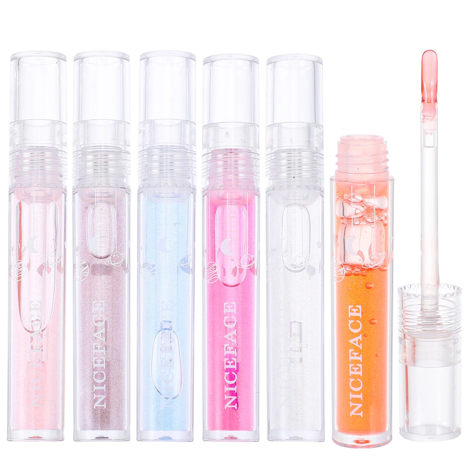 6pcs Lip Gloss Set Liquid Lipsticks Glitter Lip Gloss Shimmer Makeup Kit
