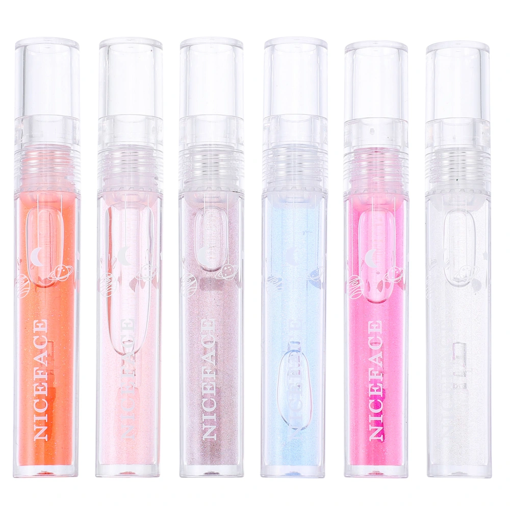 6pcs Lip Gloss Set Liquid Lipsticks Glitter Lip Gloss Shimmer Makeup Kit