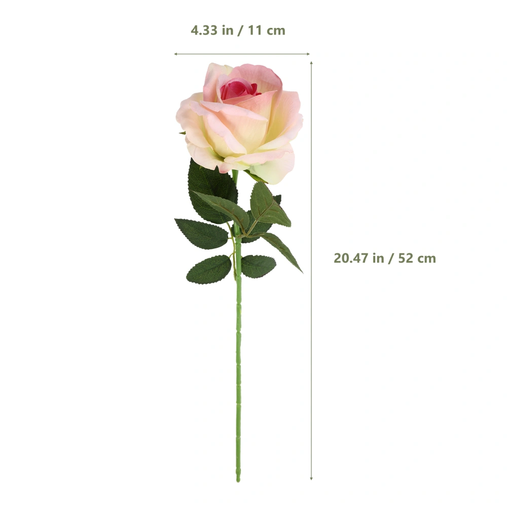 5pcs Artificial Flowers Simulation Rose Flowers for Home Wedding Decoration