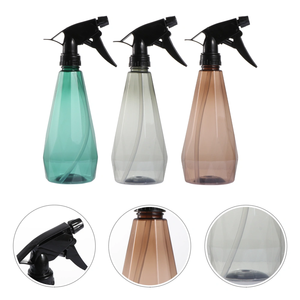 3Pcs Watering Cans Gardening Watering Containers Water Sprayer Bottle Supplies