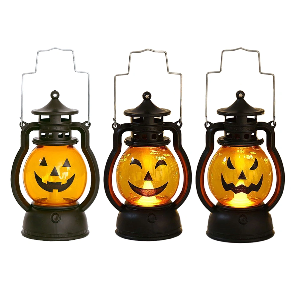 3PCS Halloween Pumpkin Lamp Premium Halloween Lamp Durable Halloween Party Lamp