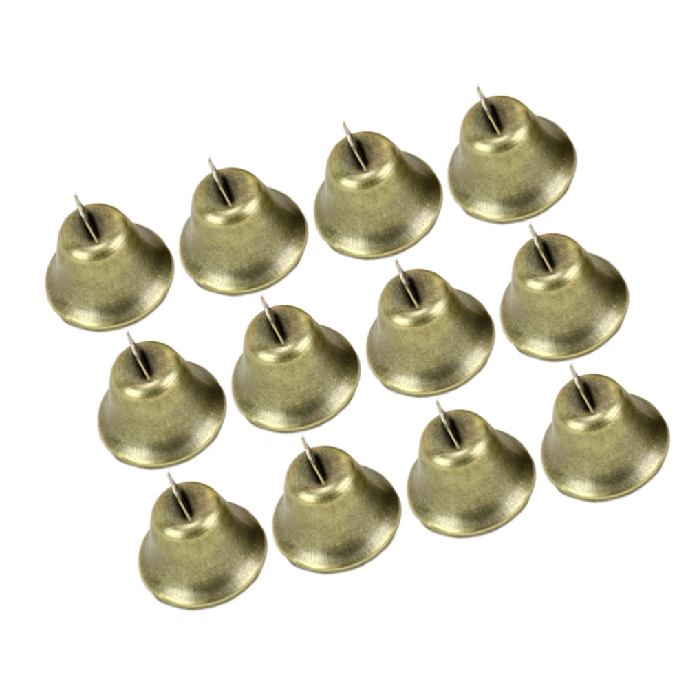 20PCS 38mm Bells Wind Chime DIY Retro Horn Bell DIY Accessories Creative Party Bell Decor