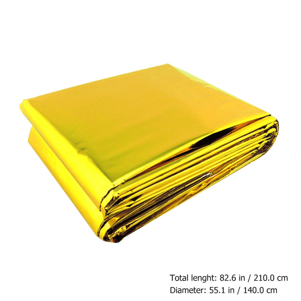 3pcs Outdoor Gold and Silver Double-sided First Aid Blankets (Assorted Color)