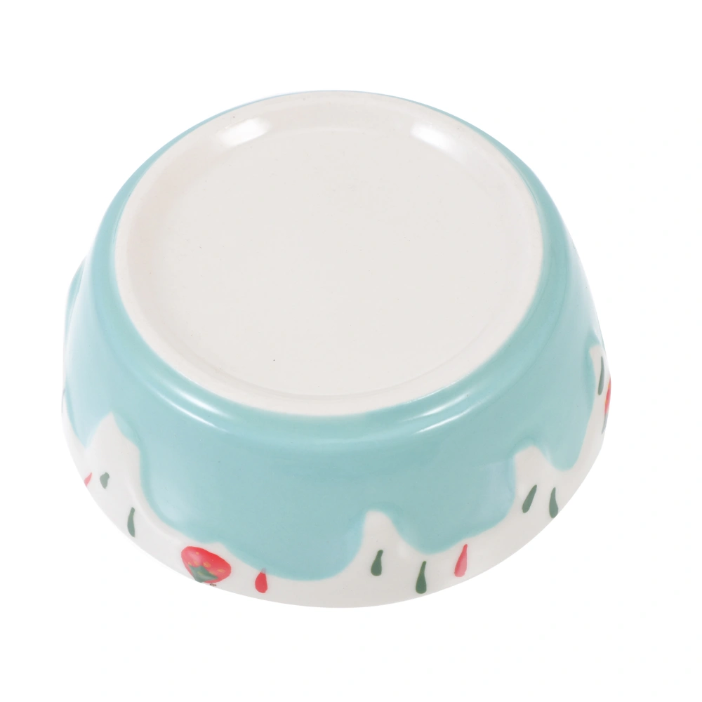 1pc Ceramic Small Pet Food Bowl Hamster Water Dish Feeder Small Animal Supply